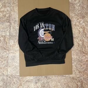 Black Graphic Men's Sweater